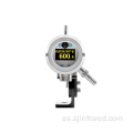 Pirómetro de medidor de temperatura del termómetro infrarrojo digital